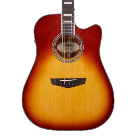 D'Angelico Premier Bowery Iced Tea Burst