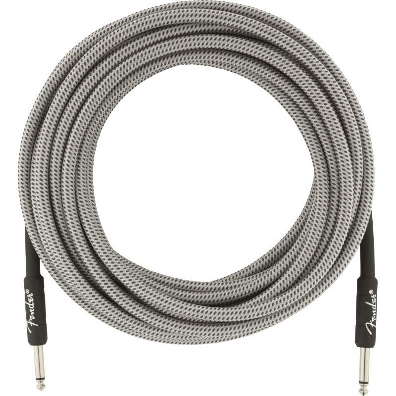 Fender Professional Series Instrument Cable, 25', White Tweed
