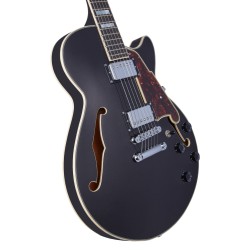 D'Angelico Premier SS Black Flake