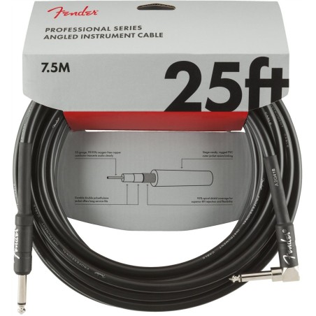Fender Straight/Angle, 25' Black