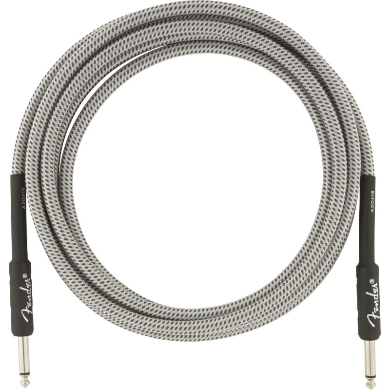 Fender Professional Series Instrument Cable, 10', White Tweed