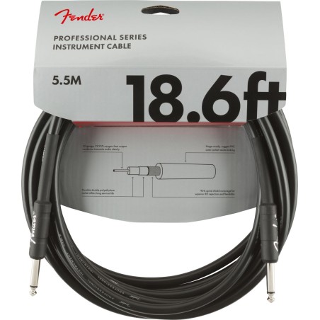 Fender Professional Straight/Straight 5,5m Black