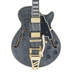 D'Angelico Excel SS Black Shield Tremolo