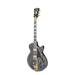 D'Angelico Excel SS Black Shield Tremolo