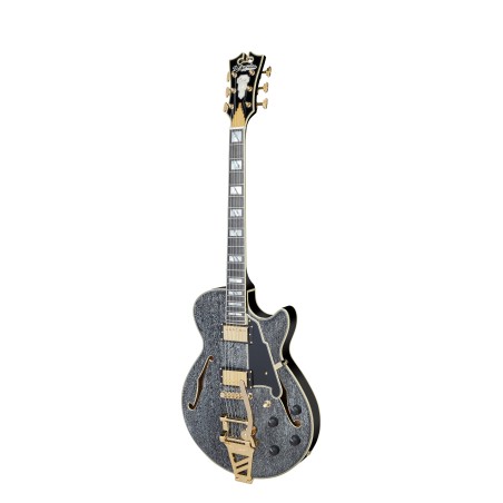 D'Angelico Excel SS Black Shield Tremolo