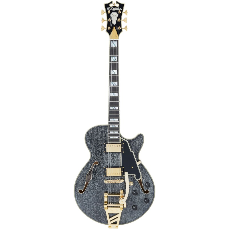 D'Angelico Excel SS Black Shield Tremolo