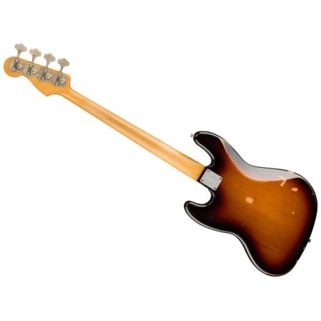 Fender 60th Anniversary Road Worn Jazz Bass Pau Ferro 3-Color Sunburst
