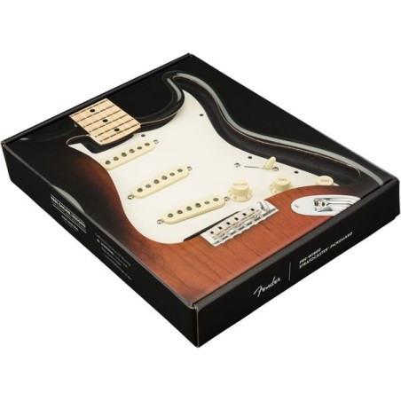 Fender Pre-Wired Strat Pickguard Custom Shop Custom '69 SSS Parchment