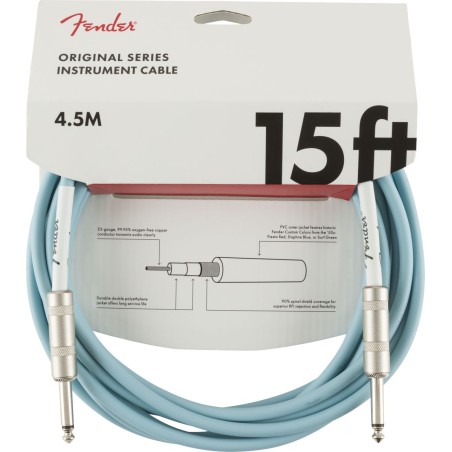 Fender Straight/Straight 15' Daphne Blue