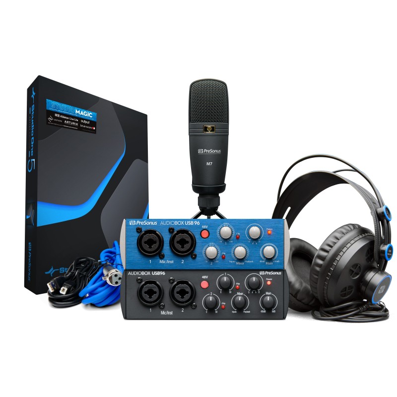 PreSonus AudioBox 96 Studio Bundle Black