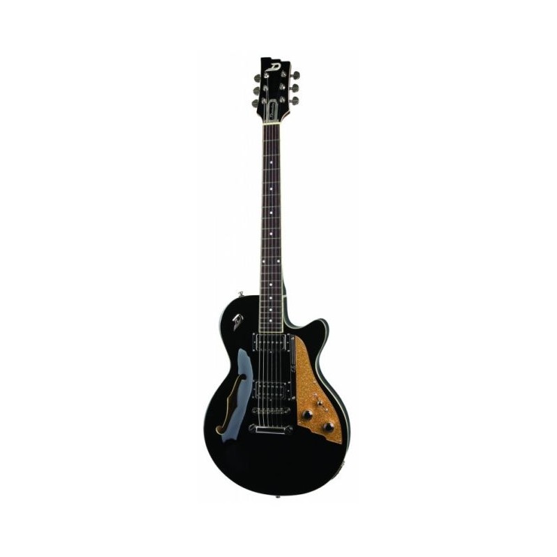 Duesenberg Starplayer TV Stop Tailpiece Black