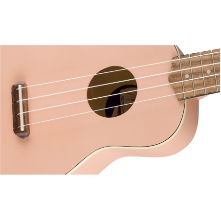 Fender Venice Soprano Shell Pink