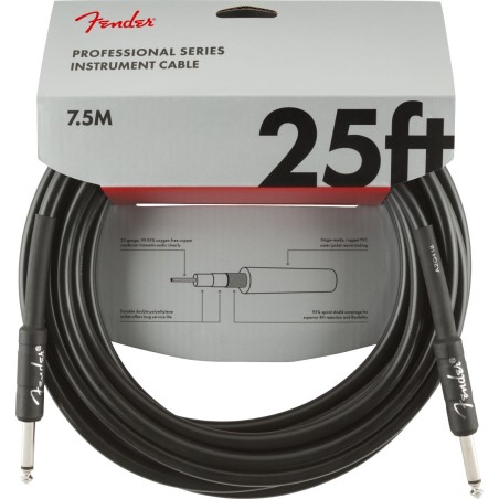 Fender Straight/Straight 25' Black