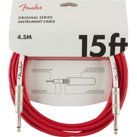 Fender Straight/Straight 15' Fiesta Red