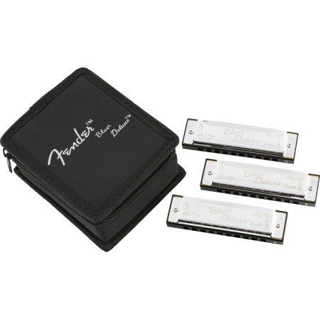 Fender Blues Deluxe Harp 3-Pack