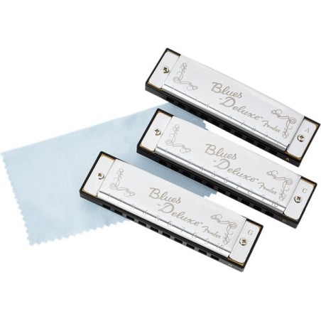 Fender Blues Deluxe Harp 3-Pack