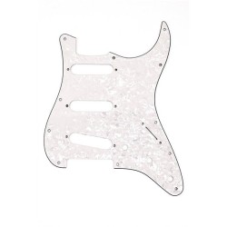 Fender Strat Pickguard S/S/S Std White Pearl