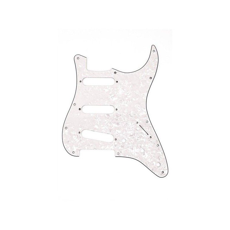 Fender Strat Pickguard S/S/S Std White Pearl