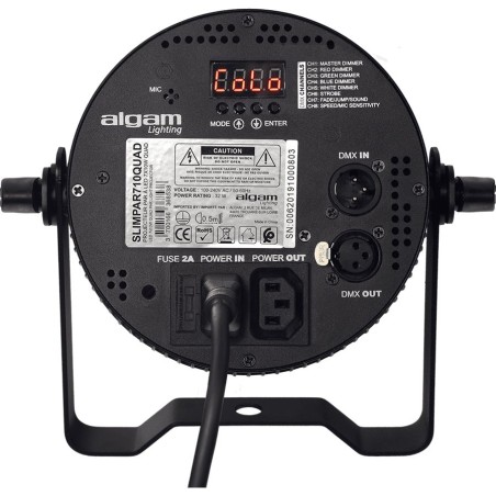 Algam Lighting SLIMPAR-710-QUAD