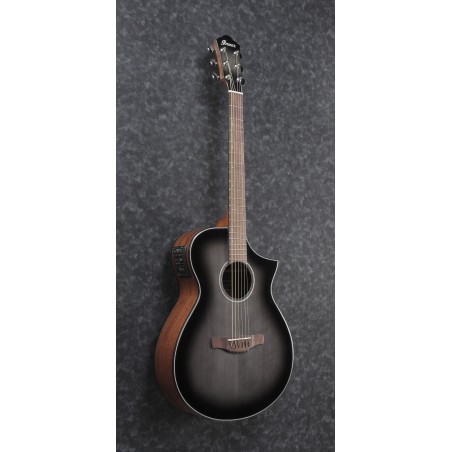 Ibanez AEWC11 Transparent Charcoal Burst High Gloss