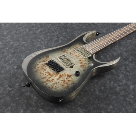 Ibanez RGD71ALPA Charcoal Burst Black Stained Flat