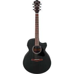 Ibanez AE295 Weathered Black Open Pore