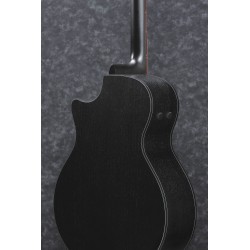 Ibanez AE295 Weathered Black Open Pore