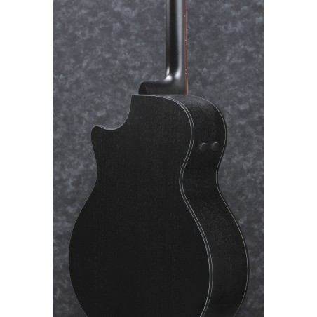 Ibanez AE295 Weathered Black Open Pore