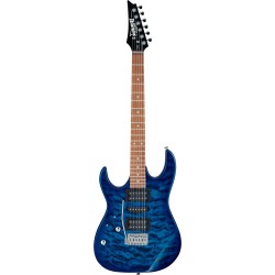 Ibanez GRX70QAL Transparent Blue Burst Left Handed