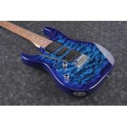 Ibanez GRX70QAL Transparent Blue Burst Left Handed