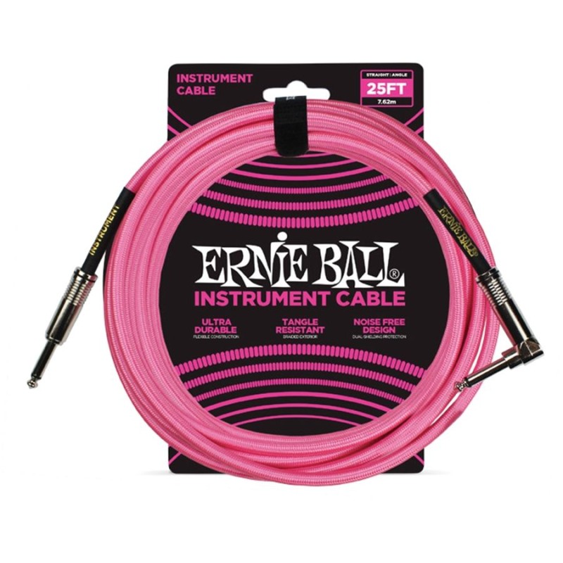 Ernie Ball 6065 Braided Neon Pink