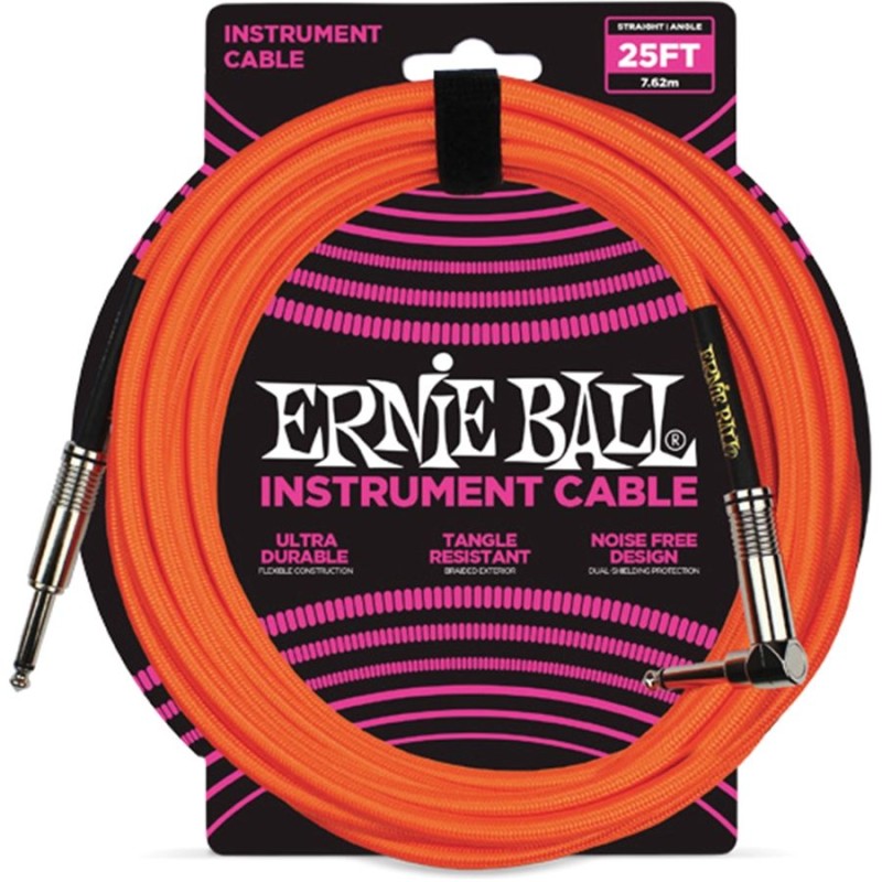 Ernie Ball 6067 Braided Neon Orange