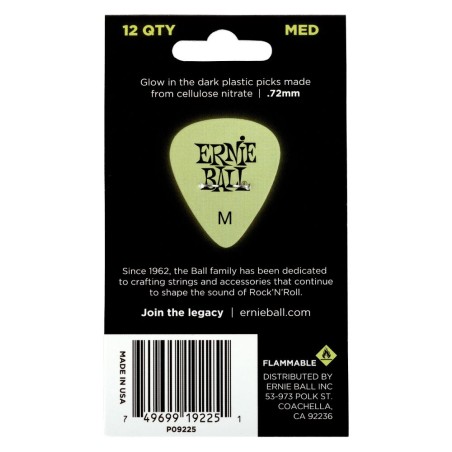 Ernie Ball 9225 .72 Super Glow