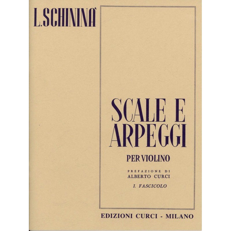 Scale e Arpeggi Fascicolo 1 di Luigi Schininà