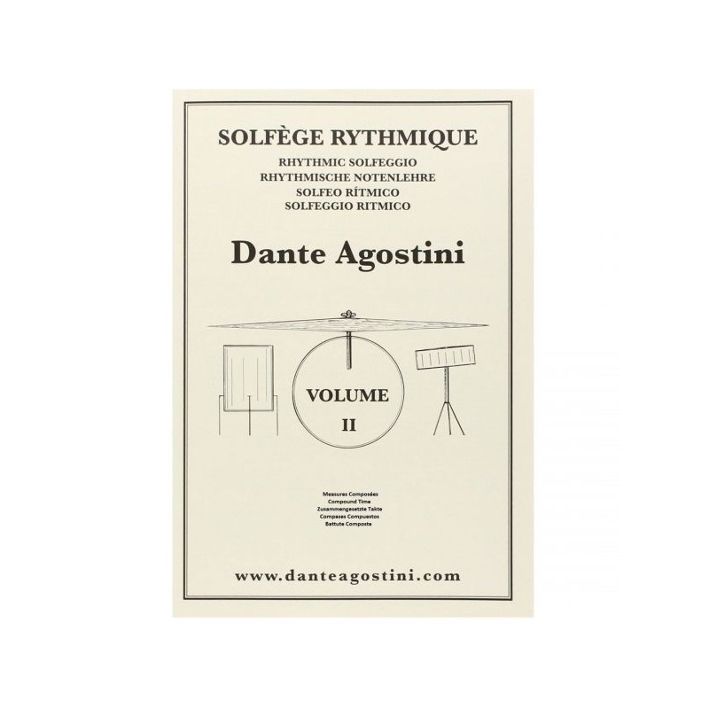 Solfège Rythmique Volume 2 Dante Agostini