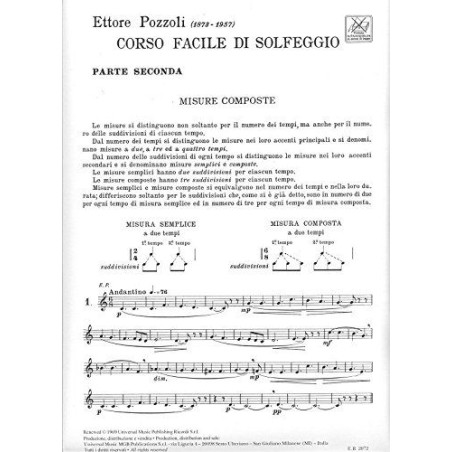 Corso Facile di Solfeggio Parte 2