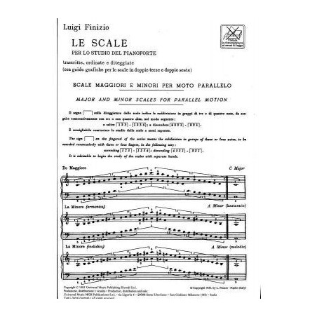 Le Scale per Pianoforte Finizio