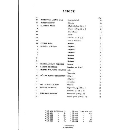 Antologia Pianistica Fascicolo 1 Cesi Marciano