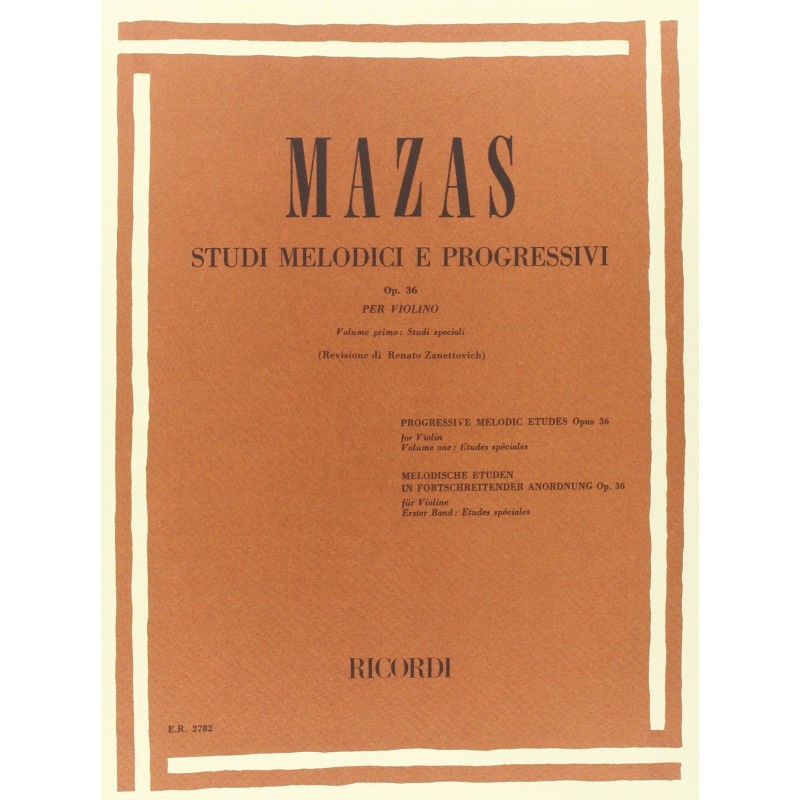 Studi Melodici e Progressivi Op.36 per Violino 1 Mazas