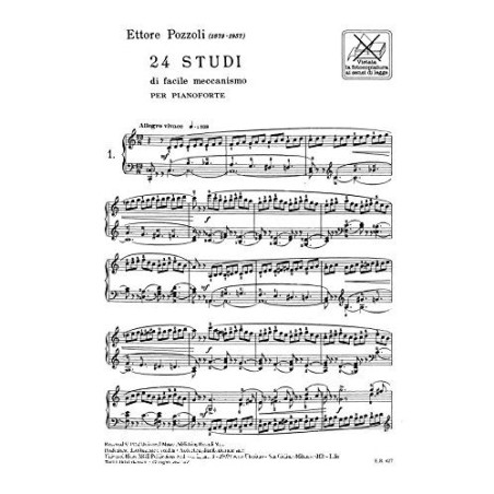 24 Studi di Facile Meccanismo Pozzoli