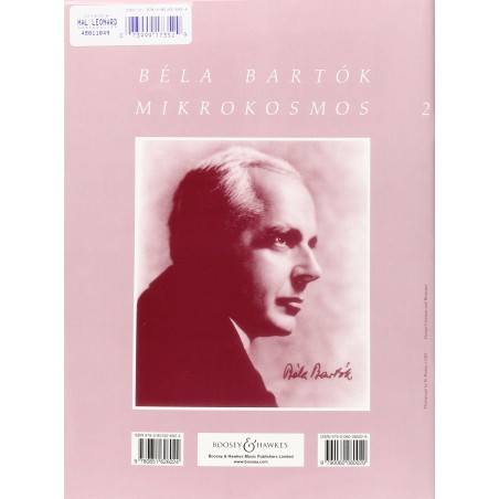 Mikrokosmos Volume 2 Bartok