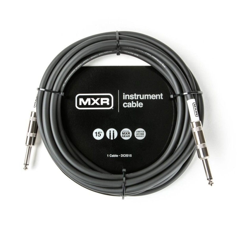 MXR 15 ft Standard Instrument Cable Straight/Straight DCIS15