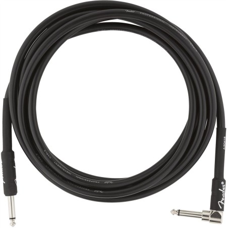 Fender Professional Cable Straight/Angle 3m Black
