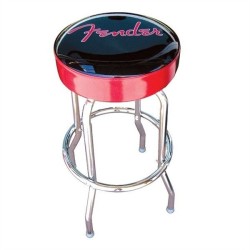 Fender Barstool Logo 30" Red