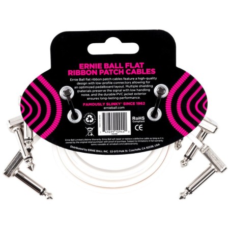 Ernie Ball 6386 Flat Ribbon Patch 3 Pack