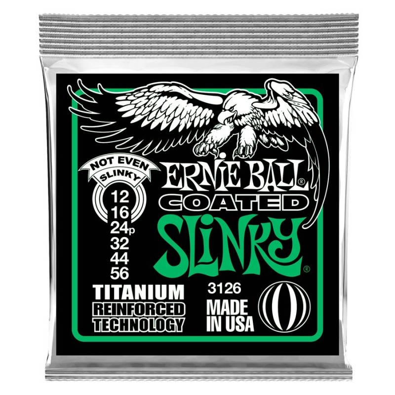Ernie Ball 3126 Titanium Not Even Slinky 12-56