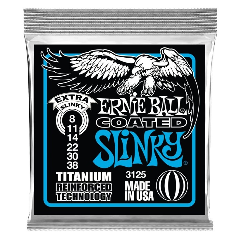 Ernie Ball 3125 Titanium Extra Slinky 8-38