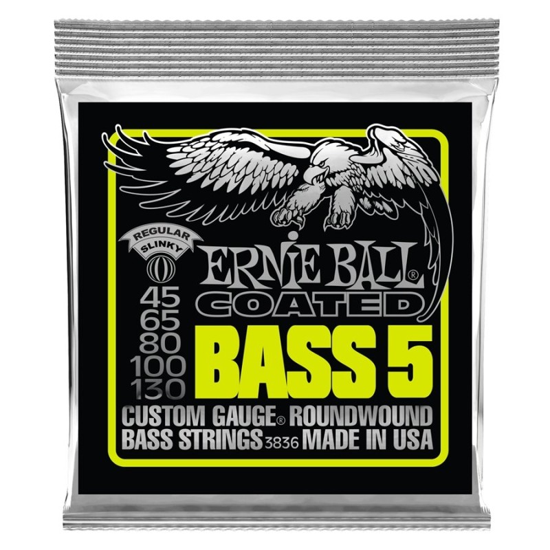Ernie Ball 3836 45-130 5-Strings Slinky Coated
