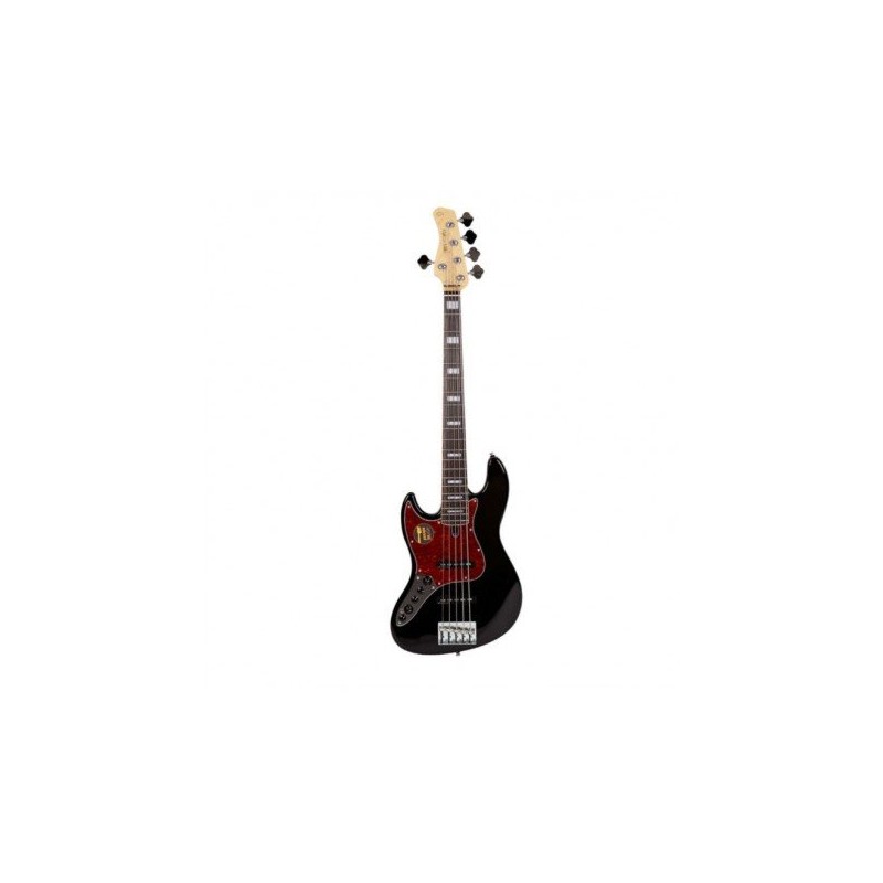 Marcus Miller V7 Vintage Alder 5 BLK Black Left Handed 2nd Gen