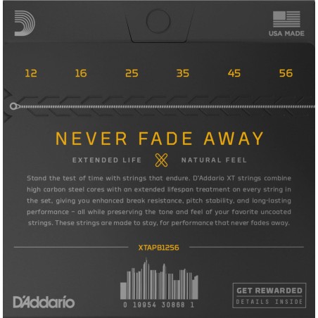 D'Addario XTAPB1256 Light Medium 12-56